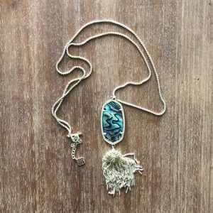 Kendra Scott abalone necklace